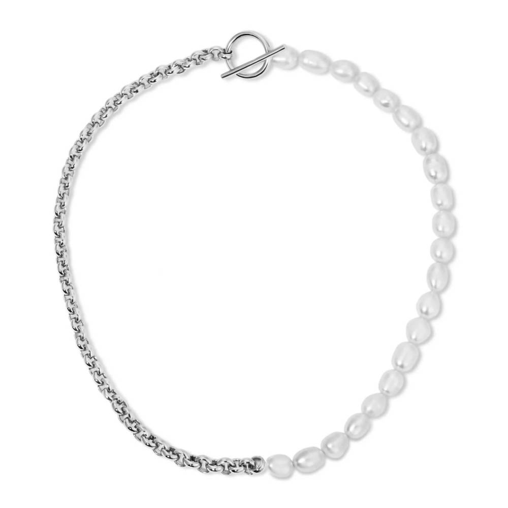 NEW EKLEXIC women's rosie necklace in silver
